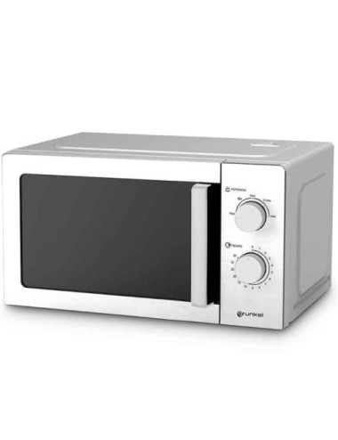 Microondas Grunkel MW-20INOX/ 700W/ Capacidad 20L/ Funcion Grill/ Plata