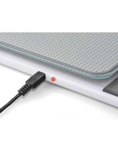 Báscula de Cocina Electrónica Laica KS1320/ hasta 5kg/ Plata