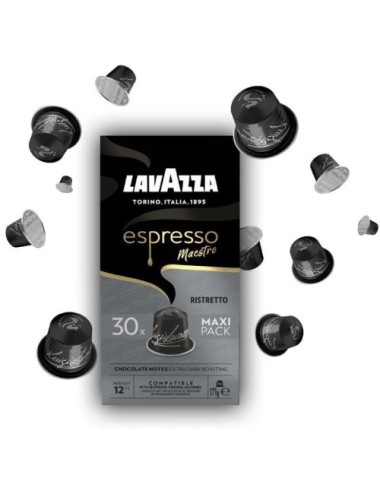 Cápsula Lavazza Espresso Maestro Ristretto para cafeteras Nespresso/ Caja de 30