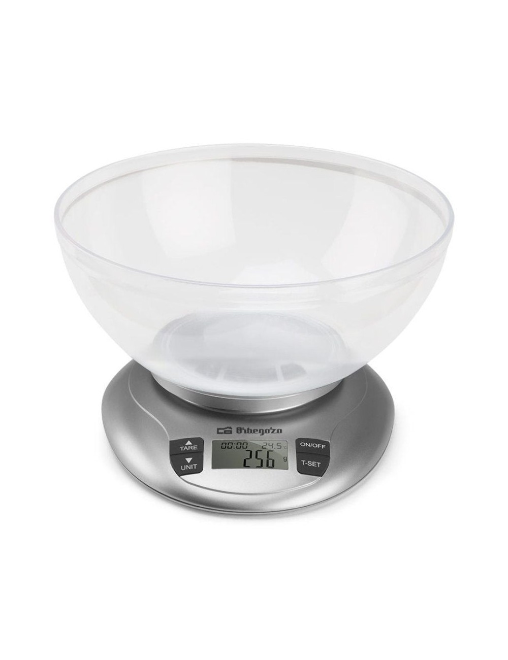 Báscula de Cocina Electrónica Orbegozo PC 2017 A/ hasta 3.5kg/ Plata
