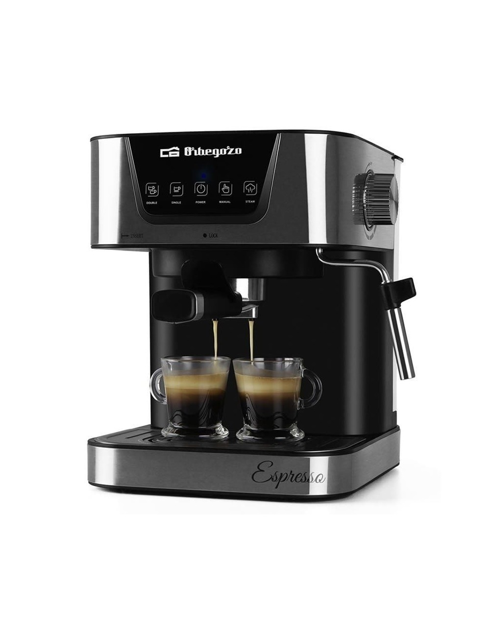 Cafetera Expreso Orbegozo EX 6000/ 1050W/ 20 Bares