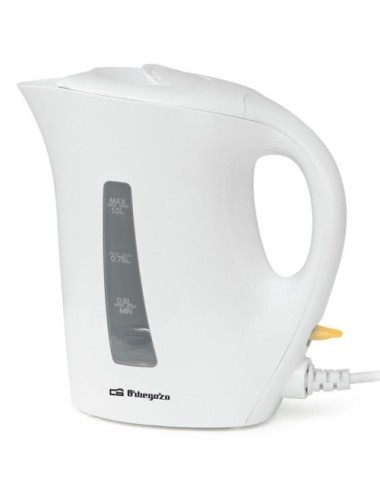 Hervidor de Agua Orbegozo KT 4150/ 1200W/ Capacidad 1L