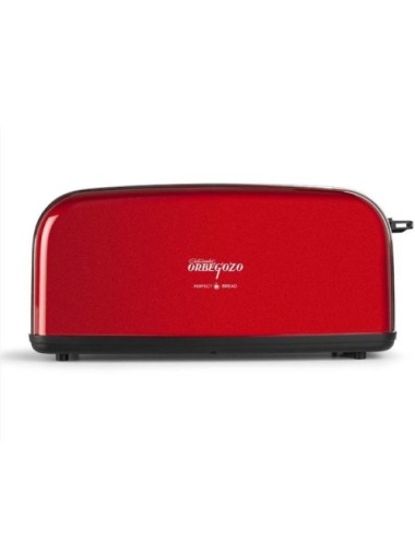 Tostador Vintage Orbegozo TOV 6200/ 850W/ Rojo
