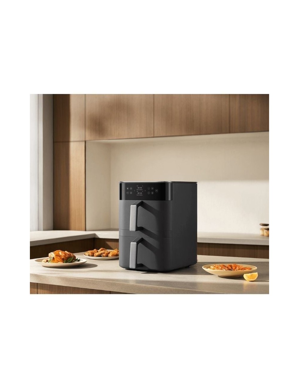 Freidora Inteligente por Aire Airfryer / Sin Aceite Xiaomi Smart Double Stack Air Fryer 12L/ 2800W/ Capacidad 12L