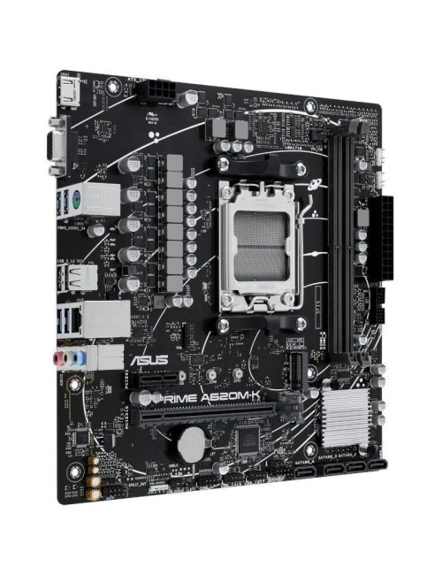 Placa Base Asus Prime A620M-K Socket AM5/ DDR5/ PCIe 4.0/ Micro ATX