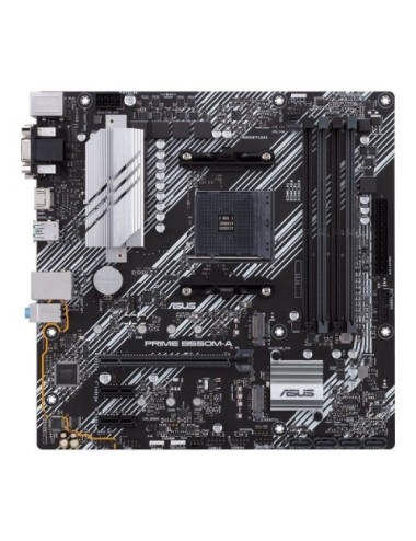 Placa Base Asus Prime B550M-A/CSM Socket AM4/ DDR4/ PCIe 4.0/ Micro ATX