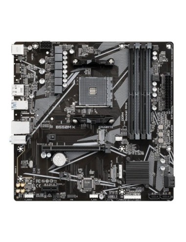 Placa Base Gigabyte B550M K Socket AM4/ DDR4/ PCIe 4.0/ Micro ATX