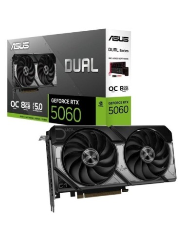 Tarjeta Gráfica Asus Dual GeForce RTX 5060 OC/ 8GB GDDR7