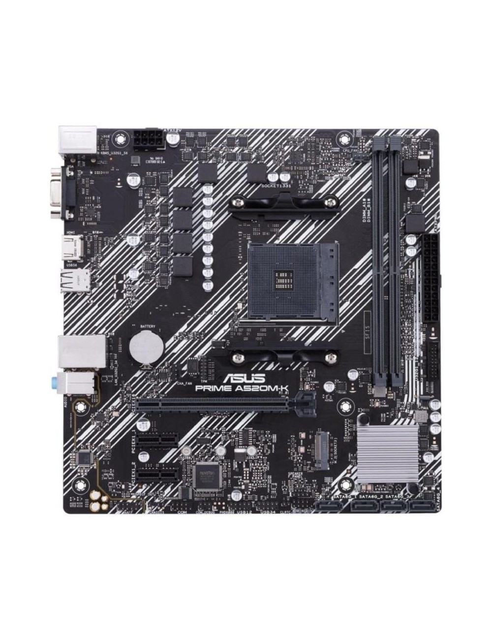 Placa Base Asus Prime A520M-K Socket AM4/ DDR4/ PCIe 3.0/ Micro ATX