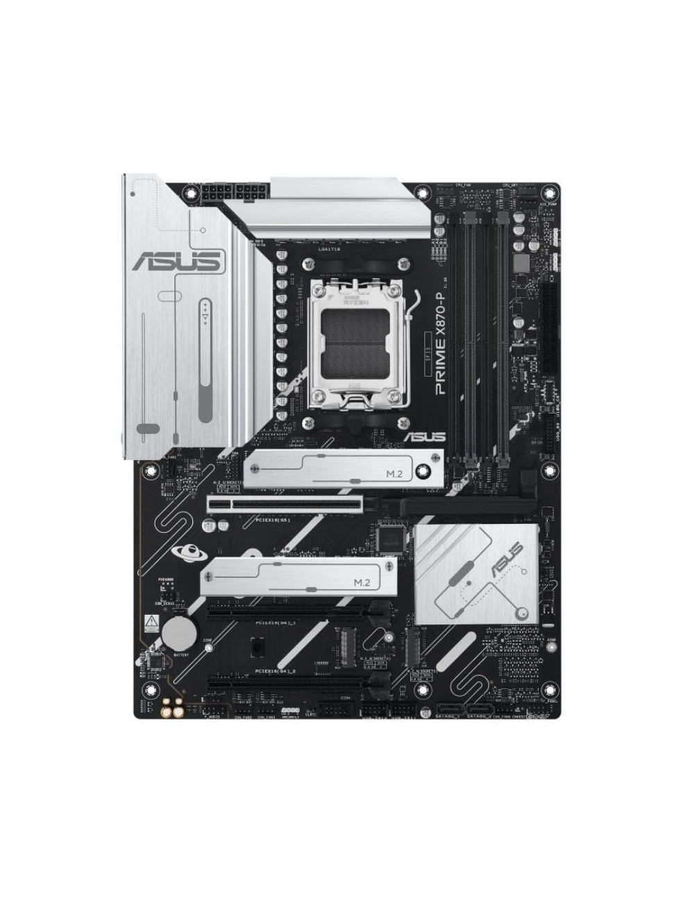 Placa Base Asus Prime X870-P/ Socket AM5/ DDR5/ PCIe 5.0