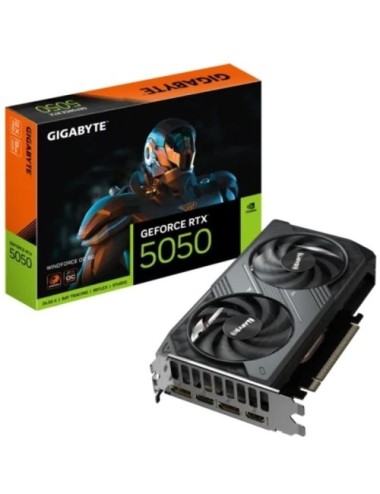 Tarjeta Gráfica Gigabyte GeForce RTX 5050 WindForce OC/ 8GB GDDR6