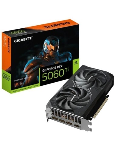 Tarjeta Gráfica Gigabyte GeForce RTX 5060 Ti WindForce Max OC/ 8GB GDDR7