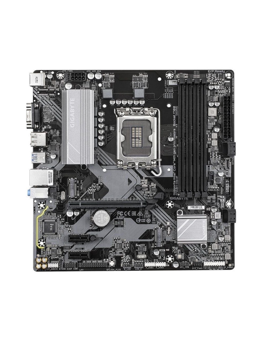 Placa Base Gigabyte B760M D3HP Socket 1700/ DDR5/ PCIe 4.0/ Micro ATX