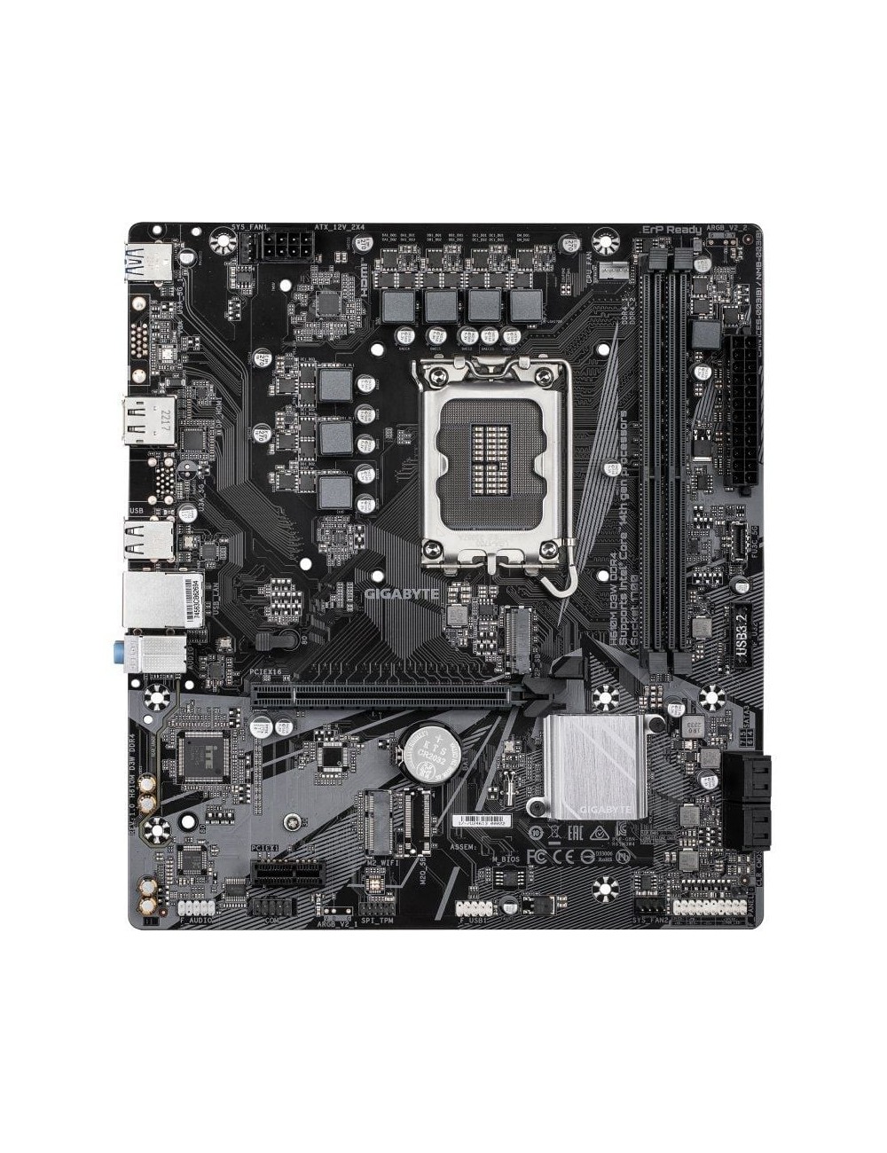 Placa Base Gigabyte H610M D3W DRR4 Socket 1700/ DDR4/ PCIe 4.0/ Micro ATX