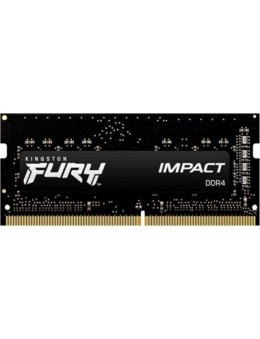 Memoria RAM Kingston FURY Impact 16GB/ DDR4/ 3200MHz/ 1.2V/ CL20/ SODIMM