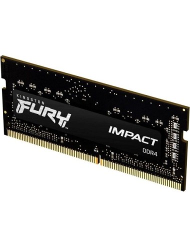 Memoria RAM Kingston FURY Impact 16GB/ DDR4/ 3200MHz/ 1.2V/ CL20/ SODIMM