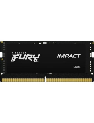 Memoria RAM Kingston FURY Impact 32GB/ DDR5/ 5600MHz/ 1.1V/ CL40/ SODIMM