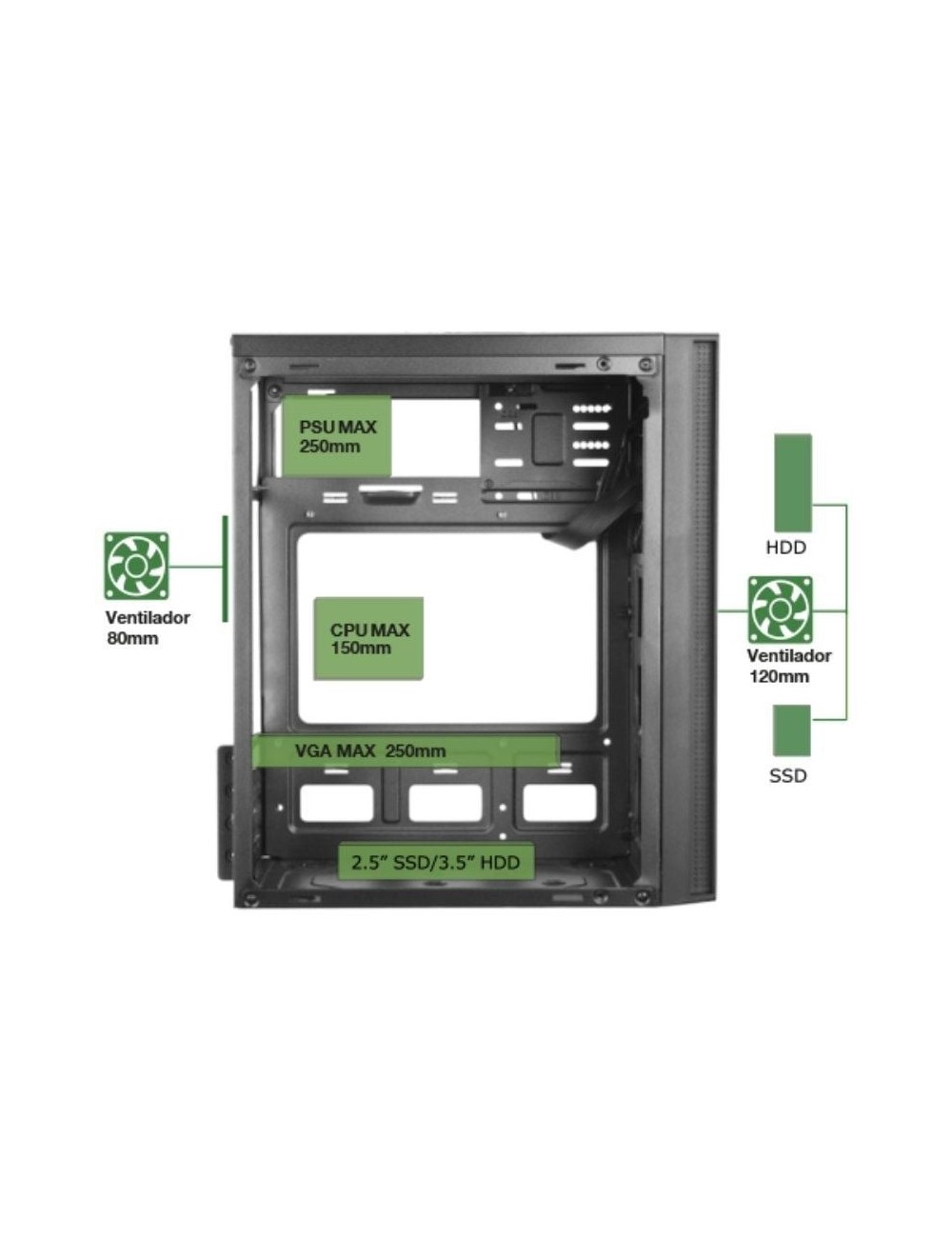 Caja Minitorre Anima AC5