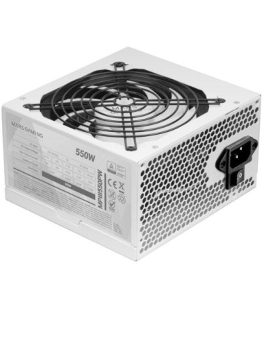 Fuente de Alimentación Mars Gaming MPIII550P/ 550W/ Ventilador 12cm/ Blanca