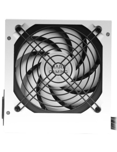 Fuente de Alimentación Mars Gaming MPIII550P/ 550W/ Ventilador 12cm/ Blanca