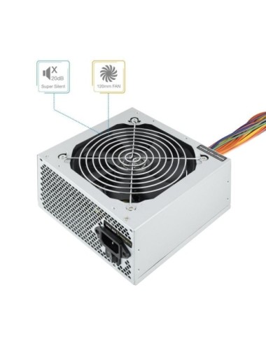 Fuente de Alimentación TooQ TQEP-500SSE-O OEM/ 500W/ Ventilador 12cm