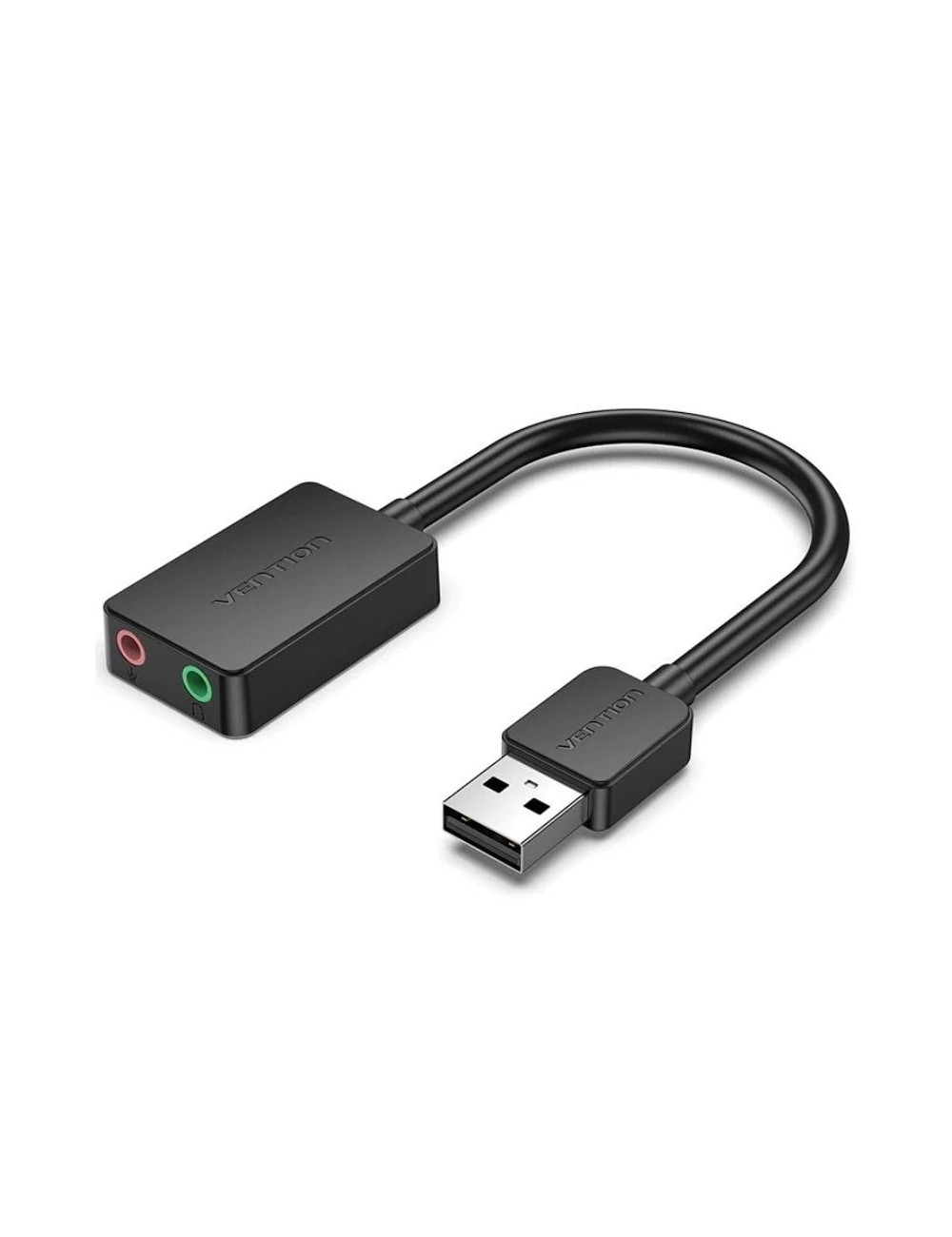 Tarjeta de Sonido Vention CDYB0/ 2.1/ Negro
