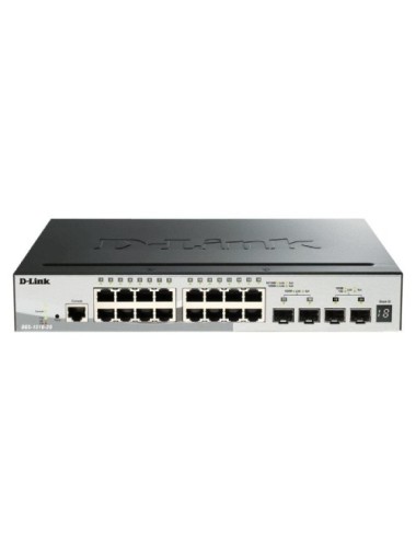 Switch D-Link DGS-1510-20 20 Puertos/ Gigabit 10/100/1000/ SFP