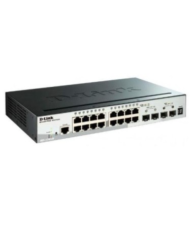 Switch D-Link DGS-1510-20 20 Puertos/ Gigabit 10/100/1000/ SFP