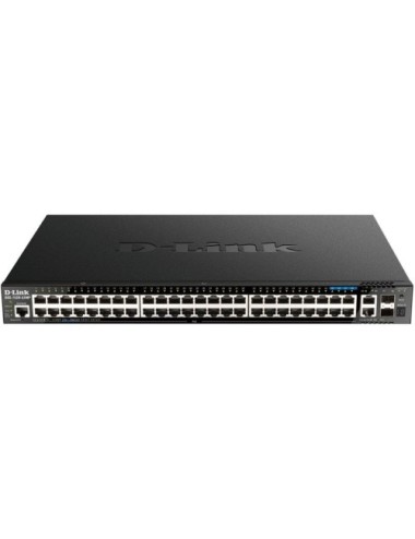 Switch Gestionable D-Link DGS-1520-52MP/E 52 Puertos/ RJ-45 2.5Gbps/ SFP/ PoE