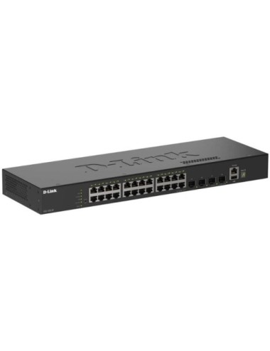 Switch Gestionable D-Link DGS-1530-28/E 24 Puertos/ RJ-45 10/100/1000/ SFP
