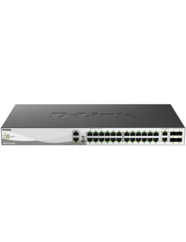 Switch D-Link DMS-3130-30TS 26 Puertos/ RJ-45 Gigabit 10Gbps/ PoE/ SFP