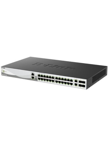 Switch D-Link DMS-3130-30TS 26 Puertos/ RJ-45 Gigabit 10Gbps/ PoE/ SFP