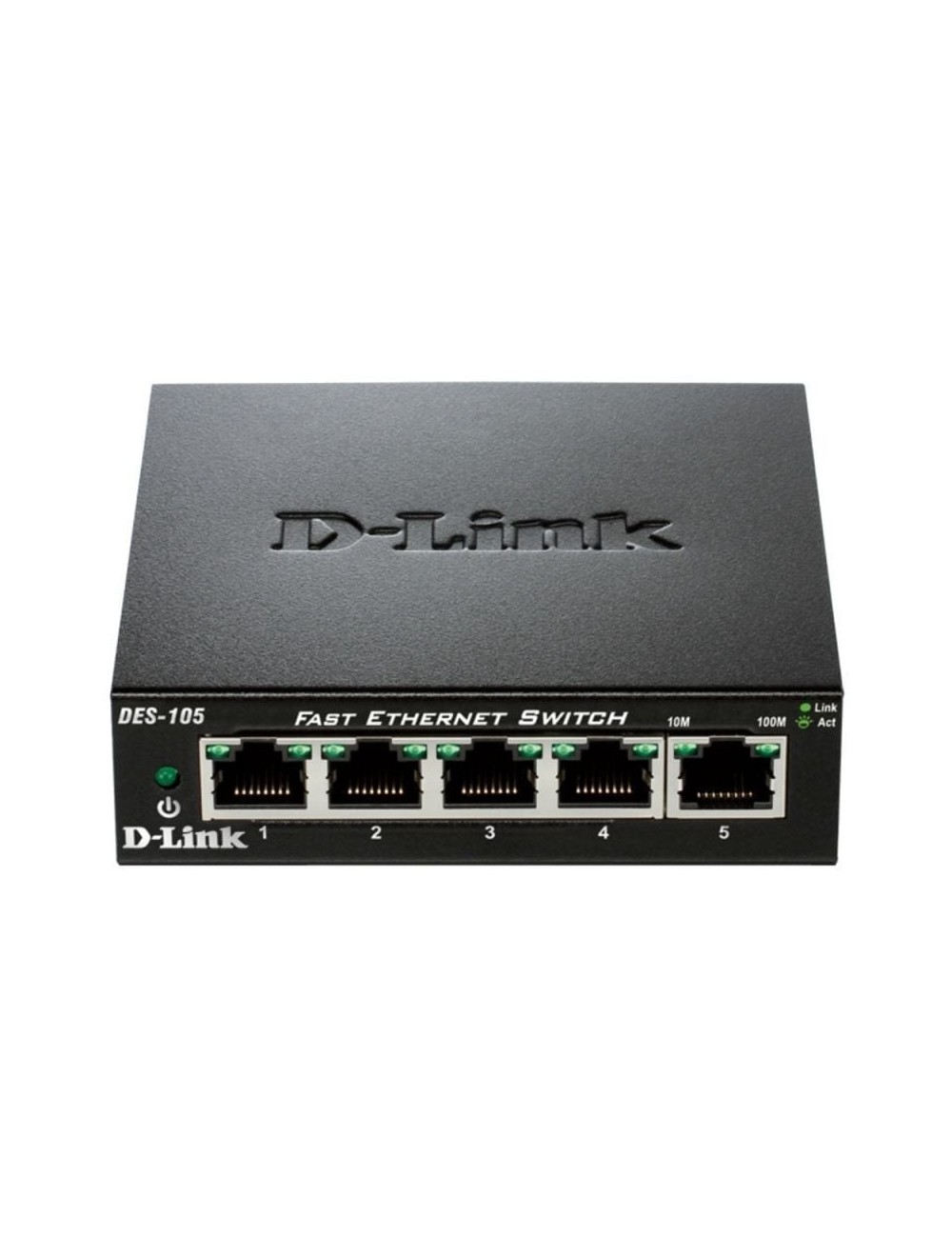 Switch D-Link DES-105 5 Puertos/ RJ-45 10/100