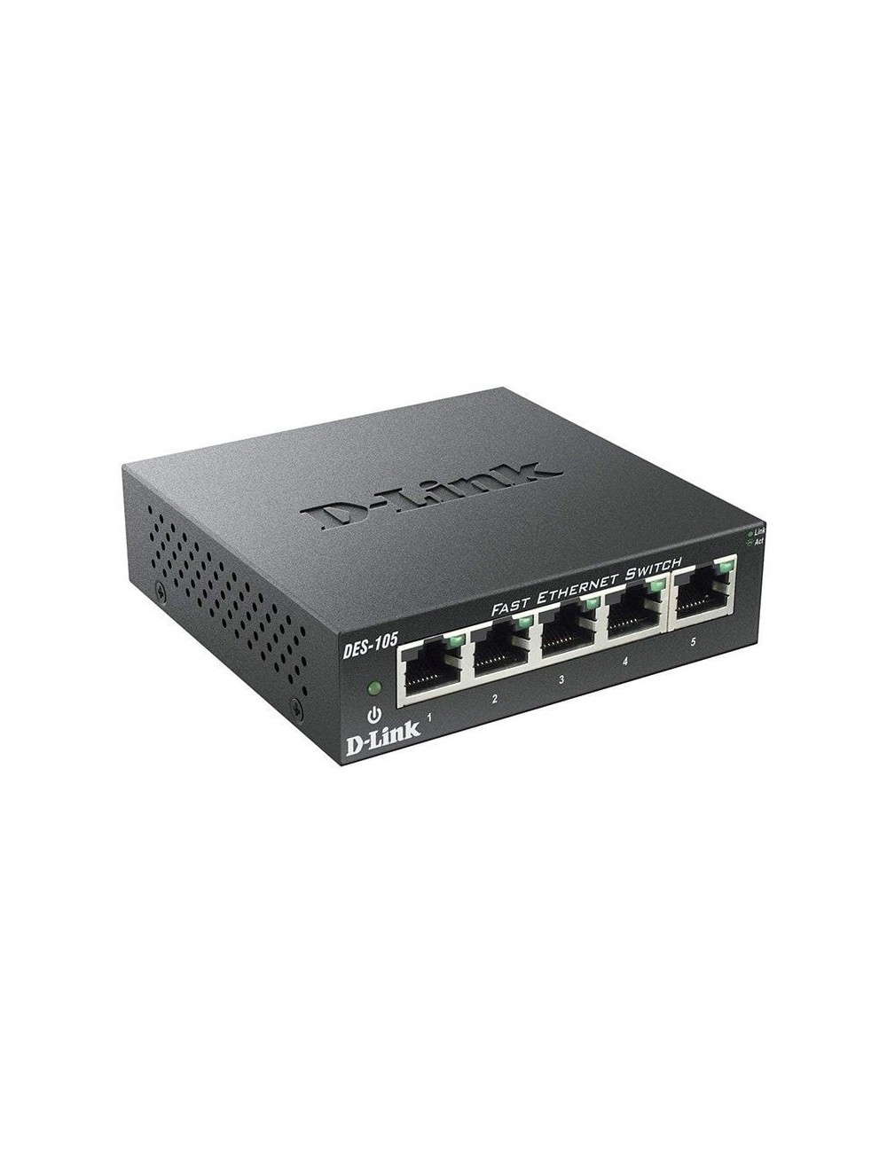 Switch D-Link DES-105 5 Puertos/ RJ-45 10/100