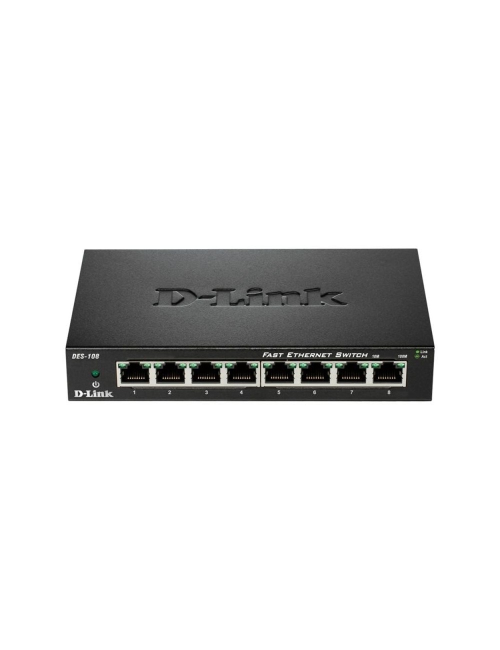 Switch D-Link DES-108 8 Puertos/ RJ-45 10/100