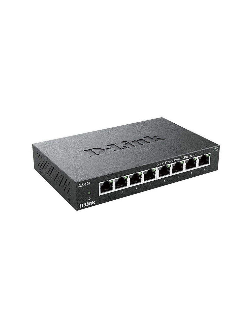 Switch D-Link DES-108 8 Puertos/ RJ-45 10/100