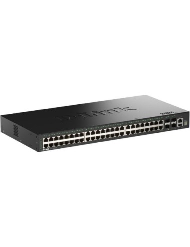 Switch Gestionable D-Link DGS-1530-52/E 48 Puertos/ RJ-45 10Gbps/ SFP/ PoE