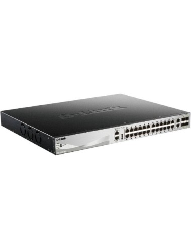 Switch Gestionable D-Link DGS-3130-30TS/E 26 Puertos/ RJ-45 10/100/1000/ SFP
