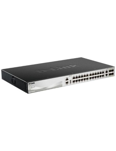 Switch Gestionable D-Link DGS-3130-30TS/E 24 Puertos/ RJ-45 10/100/1000/ SFP