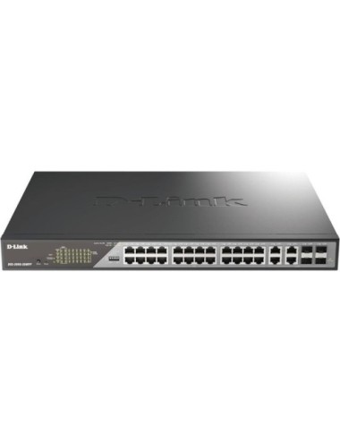 Switch Gestionable D-Link DSS-200G-28MPP 24 Puertos/ RJ-45 10/100/1000/ PoE++/ SFP