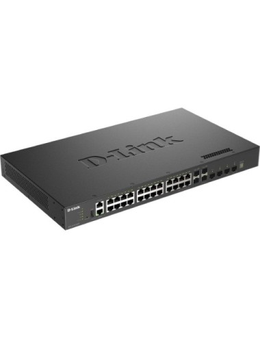 Switch Gestionable D-Link DXS-3410-32XY 24 Puertos/ RJ-45 10Gbps/ SFP/ PoE