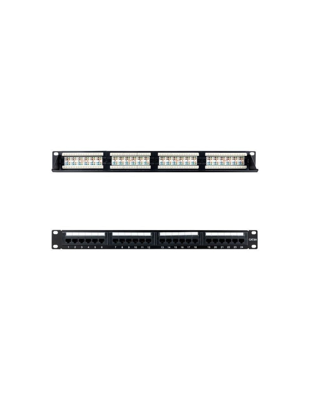 Patch Panel Nanocable 10.21.4124/ 24 Puertos/ Cat.6a/ Altura 1U