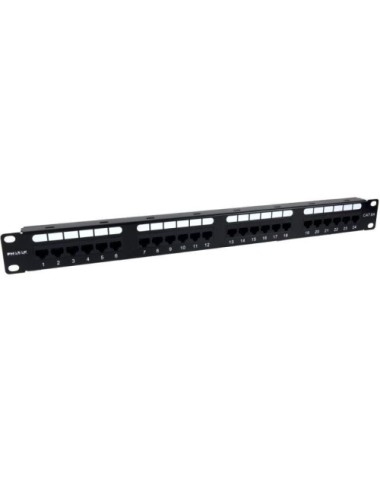 Patch Panel Phasak PU 2421/ 24 Puertos/ Cat.6A/ Altura 1U