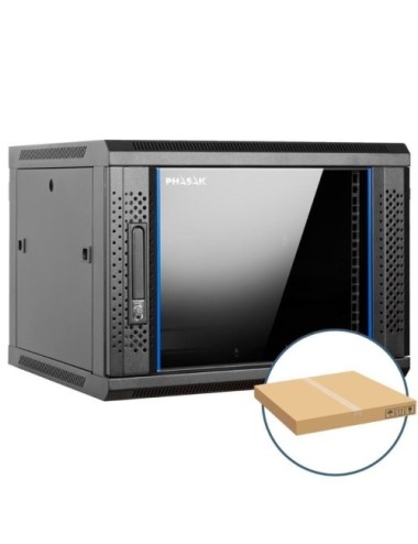 Armario Rack Mural Desmontado Phasak PHO 2209D/ 19'/ Altura 9U