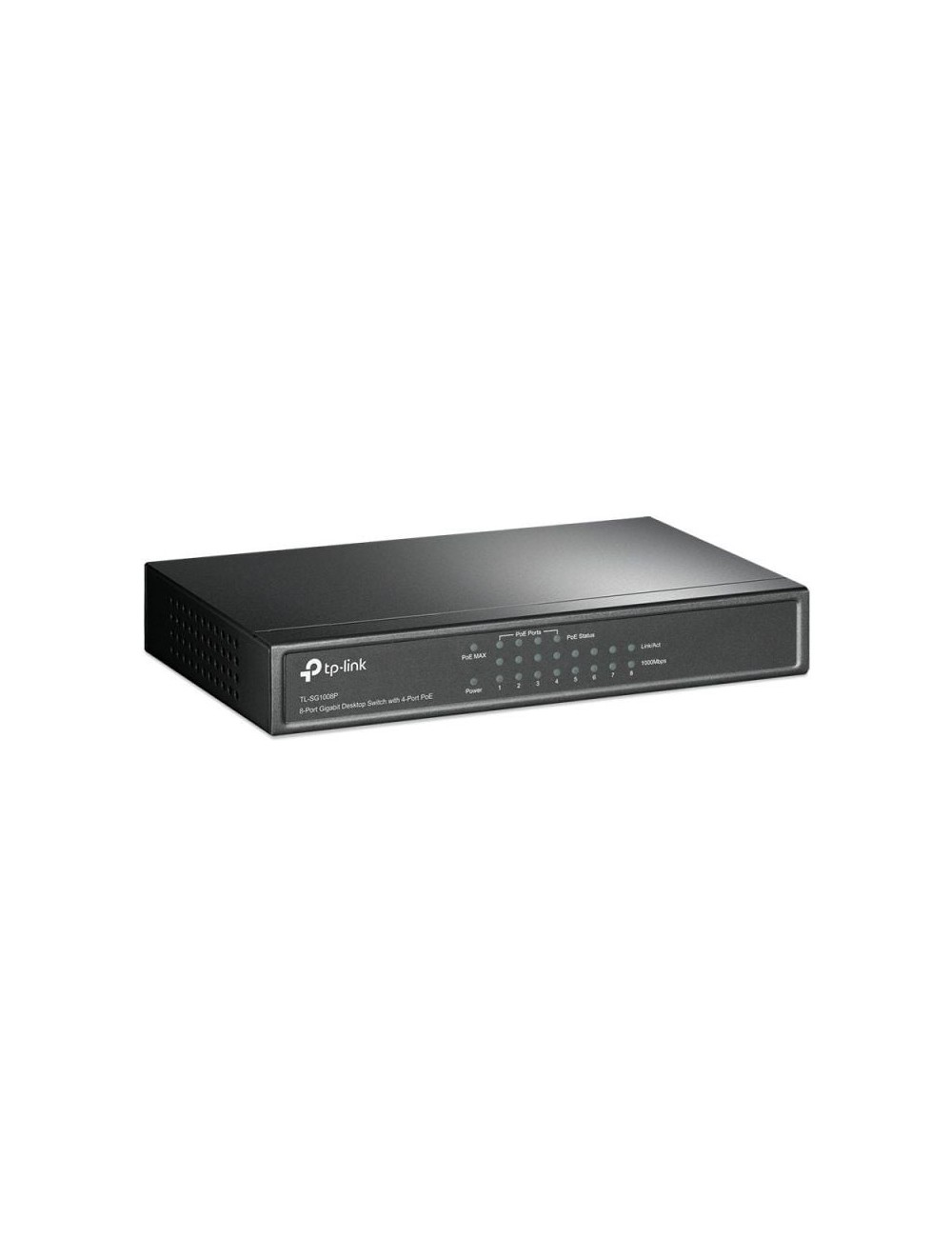 Switch TP-Link TL-SG1008P 8 Puertos/ RJ-45 10/100/1000 PoE