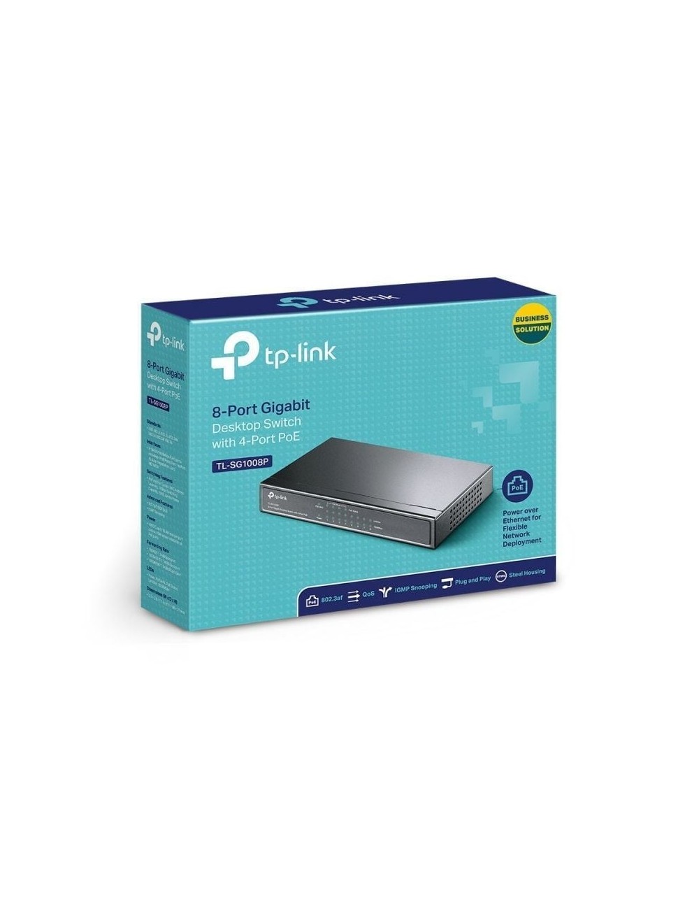 Switch TP-Link TL-SG1008P 8 Puertos/ RJ-45 10/100/1000 PoE