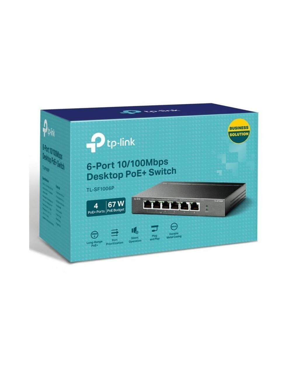 Switch TP-Link TL-SF1006P 6 Puertos/ RJ-45 10/100 PoE