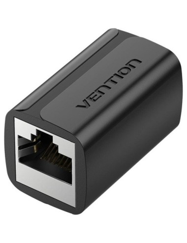 Adaptador Conector Vention RJ45 IPWB0 Cat.7 FTP/ RJ45 Hembra - RJ45 Hembra/ Negro