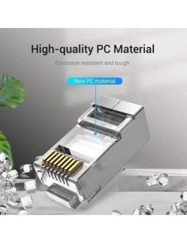 Conector RJ45 IDFR0-10/ Cat.6A FTP/ 10 uds