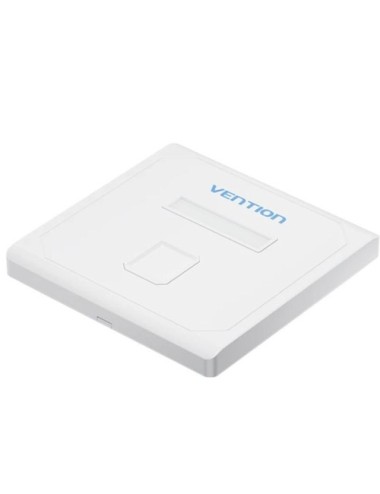 Placa de Pared Keystock Vention IFDW0/ 1 Puertos RJ45